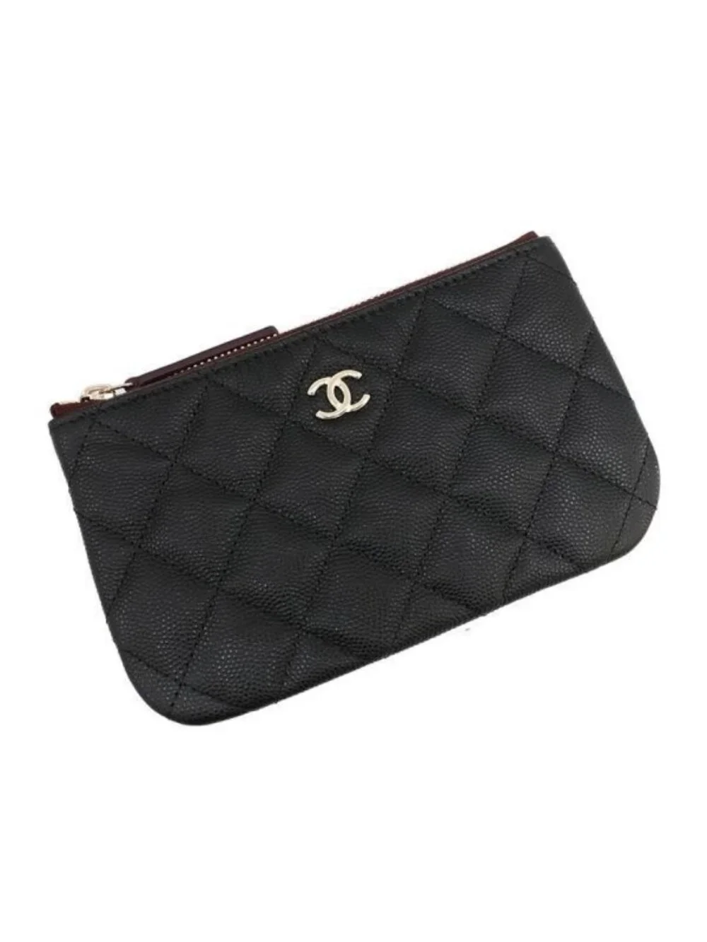Chanel Caviar Quilted Pouch